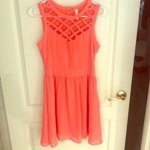 Worn once! Coral sundress!